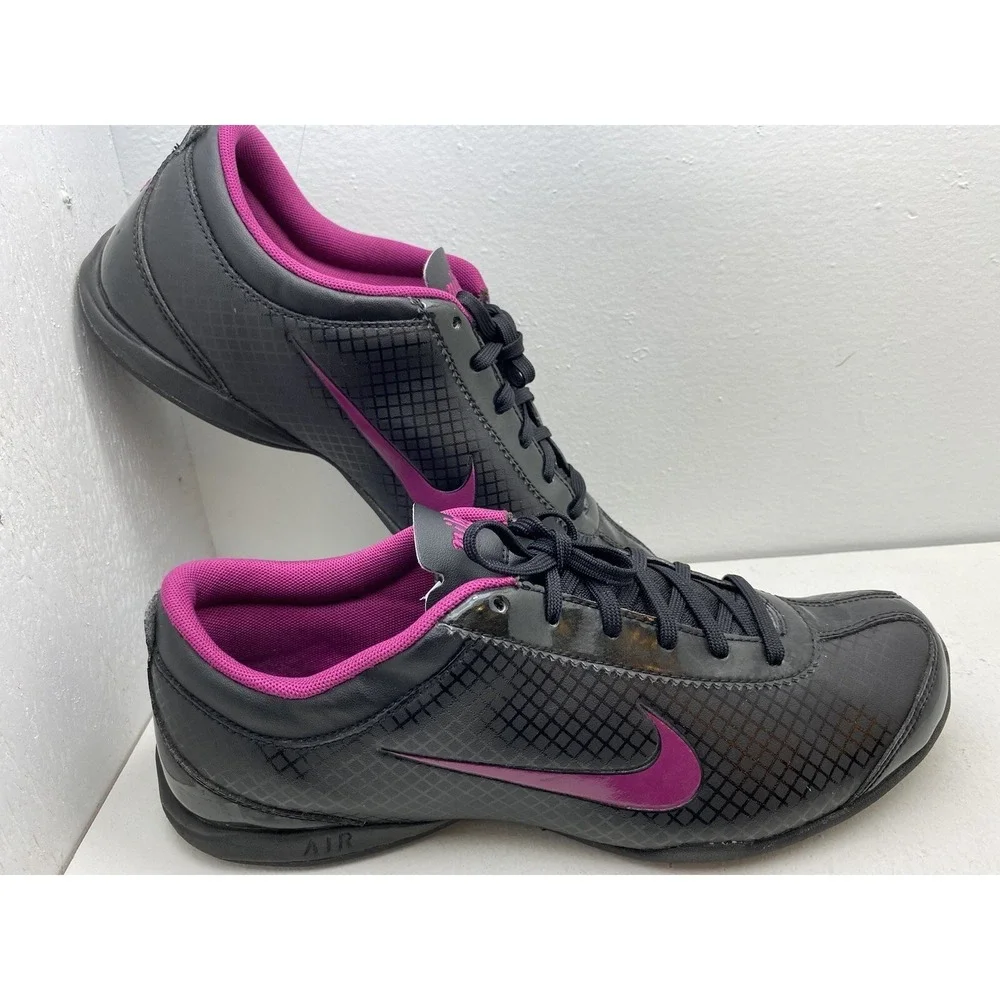 Nike Air Black Magenta Sneakers 525735-002 Womens Size 10 Retro Athletic Shoes